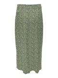 Green Floral Midi Skirt by ONLY