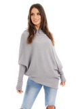 Asymmetric Batwing Jumper (Lots of Colours)