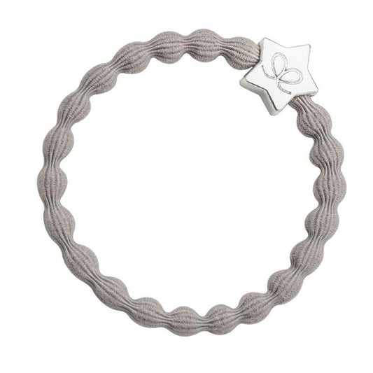 Red Metallic Gold Heart Elastic Hair or Wrist Band