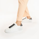 Zebra Back Lace Up Trainers